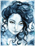 Aurore - Portraits à l'aquarelle...