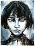Mathilde - Portraits à l'aquarelle...