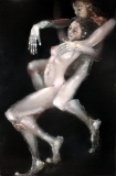 Lilly et Arthur 2 - Peintures sur toile