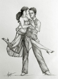 Tango 1 - Tango / Encres de Chine.