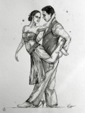 Tango 2 - Tango / Encres de Chine.