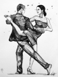 Tango 7 - Tango / Encres de Chine.