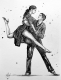 Tango 10 - Tango / Encres de Chine.