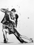 Tango 11 - Tango / Encres de Chine.